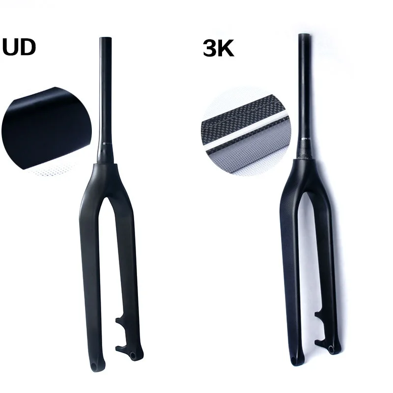 

MTB Carbon Fork 29er Downhill DH Bicycle Fork Bicicletas Rigid Mountain Bike Front Fork Fibre rock shox Tapered Thru Axle 15mm