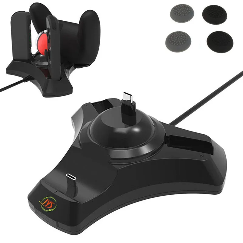 

Wired Charging Dock Station Charger Stand For Nintend Switch Joycon Switch Pro controller Nintendos Poke Ball Plus Fast Charge