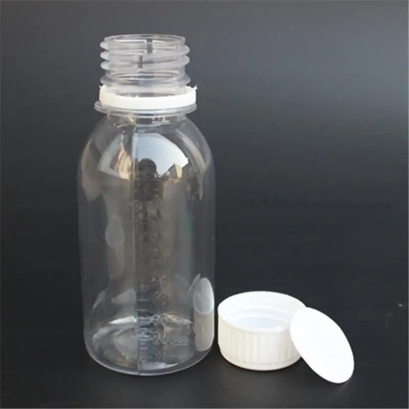 Прозрачная пластиковая бутылка с защитой от кражи 150/200/250/500 мл|bottle display|bottle tattoosbottle