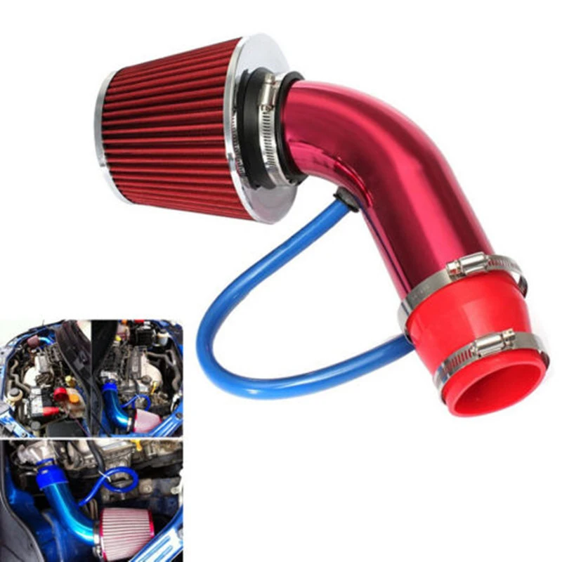 

3 inch Universal Car Cold Air Intake Filter Alumimum Induction Kit Pipe Hose System