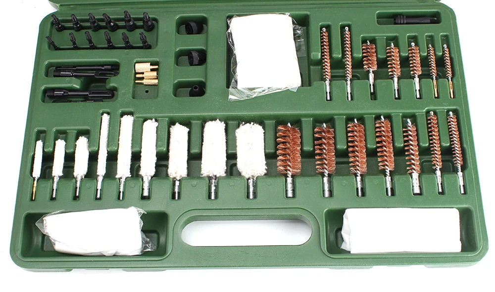 ohhunt 62 Piece Tactical Hunting Universal Gun Cleaning Kit Supplies For Rifle Pistol Shotgun Free Shipping (7)