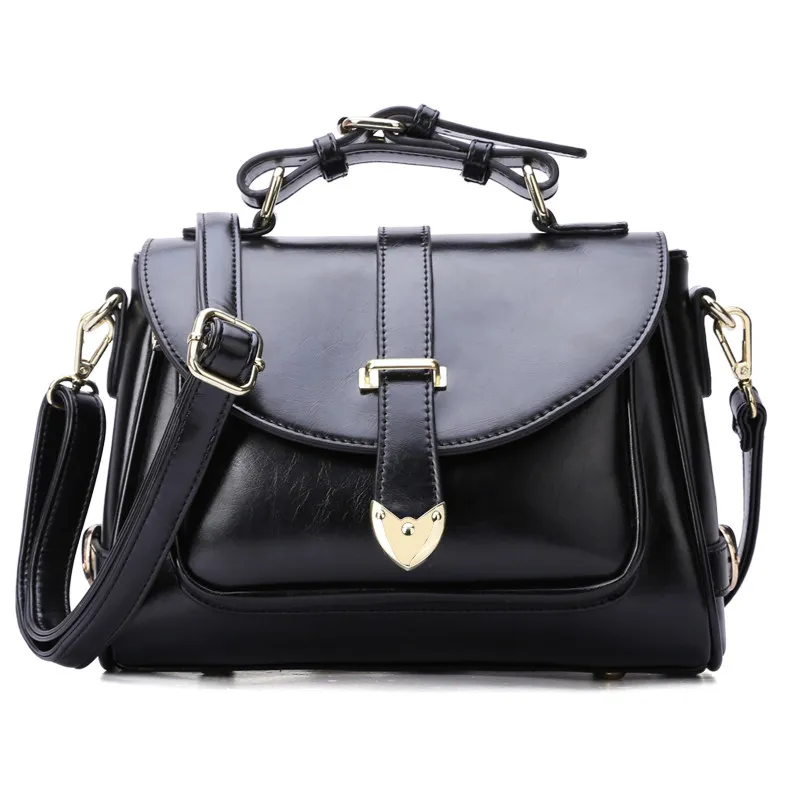 Classic Messenger Bag Belt Buckle Ornament Ladies Sweet Style Crossbody Bag Women PU Leather font b
