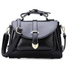 Classic Messenger Bag Belt Buckle Ornament Ladies Sweet Style Crossbody Bag Women PU Leather Handbag Fashion Simple Shoulder Bag
