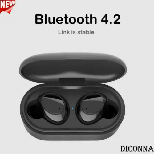 Bluetooth 4 2 Wireless Stereo Mini Headphones In Ear Bass Earbuds Waterproof For Android iPhone Dual Headset HiFi Sport Earphone