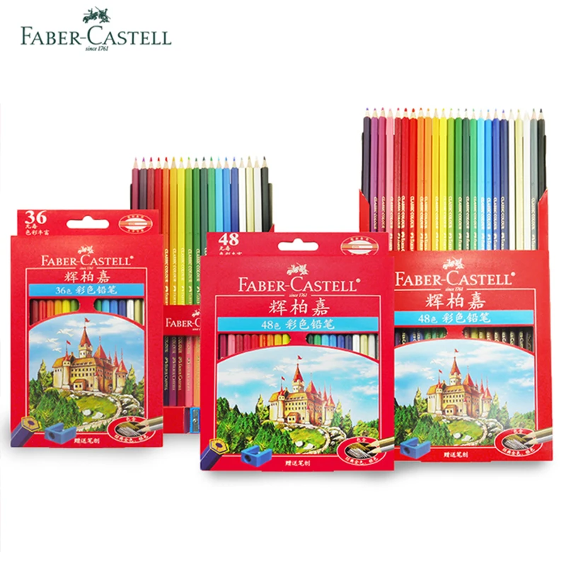 Online Faber Castell 72 48 36 Farbige Bleistifte Lapis De Cor Profis Künstler Malerei Farbe Bleistift Für Zeichnung Skizze kunst Liefert