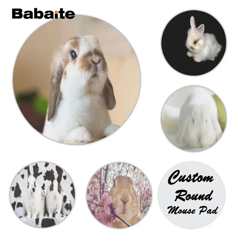 Babaite Custom Skin Cute bunny индивидуальные коврики для мыши компьютера Аниме Коврик и
