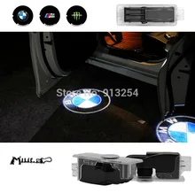 Car Door welcome Light LED Projection Ghost Shadow Light/ 3D Logo Light/LED Laser Lamp special for bmw