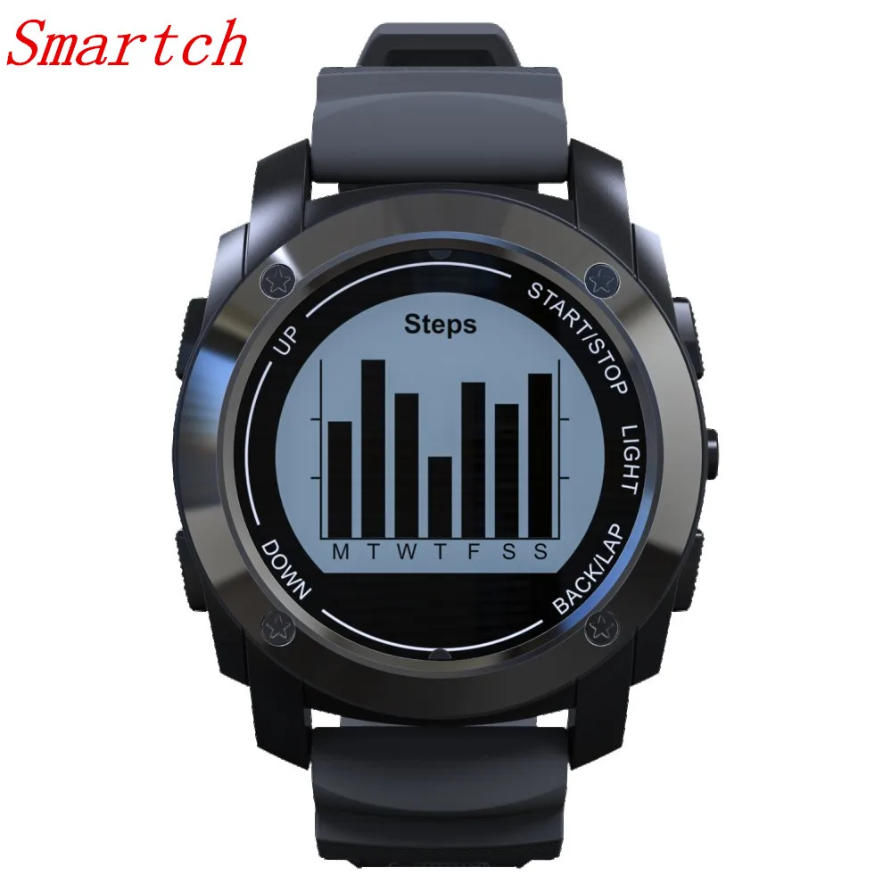 

Smartch S928 Real-time Heart Rate Tracker GPS Smart Watch Air Pressure Environment Temperature Height Sports Waterproof Watch
