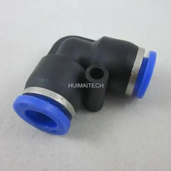 

10mm 3/8" Pneumatic 90 Degree Elbow Connector Hose Tube Push in Fitting Air 5pc