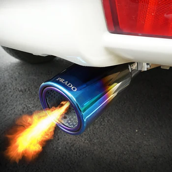 

High Quality Car Exhaust Pipe Muffler Tail Pipe Universal Stainless Steel 304 For Toyota Prado
