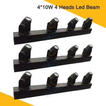 

(3Pcs/Lot) 4*10W Led Beam Bar Dmx 512 Control RGBW Led Moving Head Beam Lights