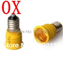 30 шт. E10 к E12 LED гнездо адаптера лампы держатель E10-E12 основание светильника гнездо конвертер держатель лампы для LED edison винт свет