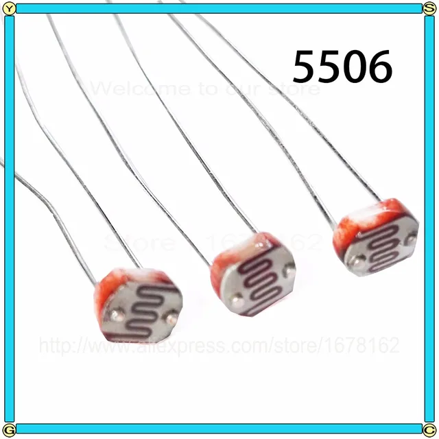 10pcs ldr light dependent resistor gl5506 photoresistor ldr photo10pcs ldr light dependent resistor gl5506 photoresistor ldr photo resistors 5mm photoelectric switch component 5506 resistance