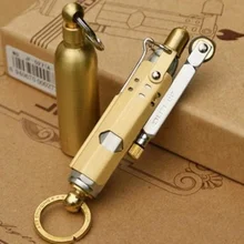Vintage Style (copper/steel) Oil cigarettes Kerosene Lighter Repeated Use Cigarette grinding wheel Classic Designs Lighter