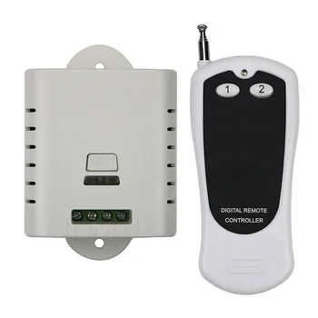 

AC(85V 110V 220V 240V) wireless remote control switch with manual button one pcs receiver @ (20-500M)transmitter smart home