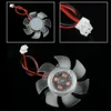 PC Computer Cooling Fan 12V 2 Pin 7 Blades PC VGA Graphics Video Card Heatsink Cooler Cooling Fan 45mm ► Photo 2/6