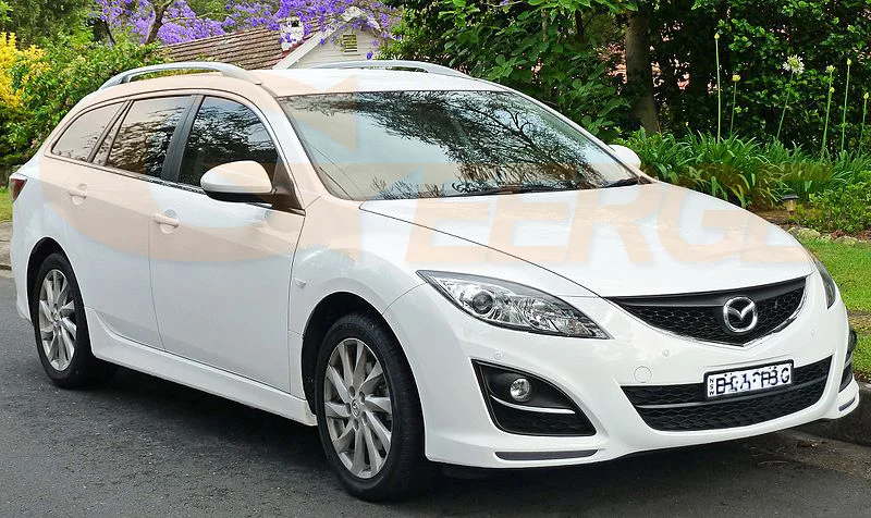 Для mazda 6 Mazda6 MK2 2008 2009 2010 2011 2012 Ruiyi отличные ультра-яркая подсветка с холодным катодом(CCFL) Ангельские глазки комплект Halo Кольцо