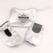 Большие Скидки! Дешевый Складной Балерина Обувь В Мешке, складной Балетная Обувь Красочные