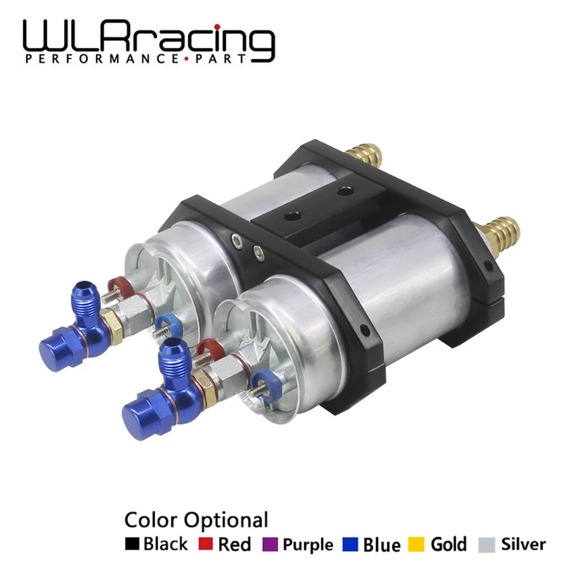 

300lph External 044 Fuel Pump 0580254044 + Double 044 Fuel Pump Mounting Bracket + AN6 to 12.5MM Outlet Banjo Adapter Fitting