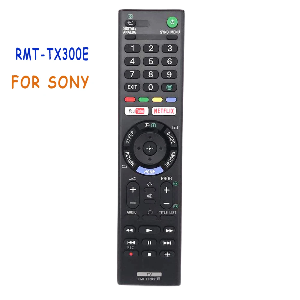YOSUN RMT-TX100U Universal Remote Control for Sony-TV-Remote All Sony LCD LED HDTV Smart bravia TVs with Netflix Buttons 
