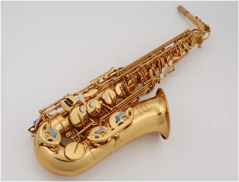 KUNO KAS 901 Alto Eb Saxophone Brass Tube Gold Lacquer Instrument Sax