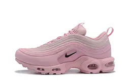 2019 Оригинальная продукция Nike Air Max Plus Tn 97 Для женщин кроссовки легкие спортивные Прогулочные кроссовки Nike Air Max плюс 97 розовый