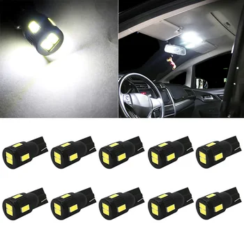 

10x T10 W5W LED Car Light Bulbs for Dodge Ram 1500 2500 Caliber Charger Journey Caravan Challenger Nitro Durango Neon Stratus