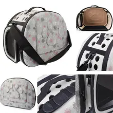 Переноска для собак, складная сумка для переноски домашних животных Щенок на открытом воздухе сумка путешественника, с цветочной вышивкой, сумочки для домашних животных