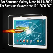 Vidrio templado para Samsung Galaxy Note 10.1 N8000 Protector de Pantalla para Samsung Galaxy Note 10.1 2014 Edición P600 P601 P605