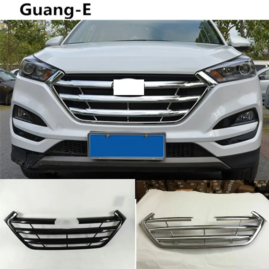 High Quality Car Styling Protection ABS Chrome Trim Front Up Racing Grid Grill Grille Around For
