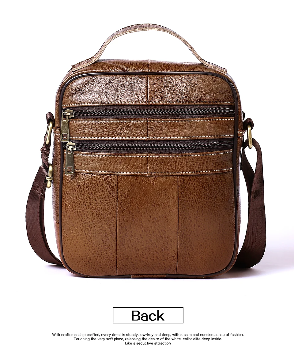 Westal Портативная сумка через плечо для женщин и мужчин, сумка из натуральной кожи, портфель для офиса, деловой работы, маленькая сумка для