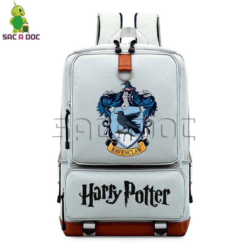 Mochila هاري بوتر حقيبة المدرسة أكياس قماش الظهر هوجورتس الأقداس المهلكة محمول Bookbags للمراهقات السفر حقيبة Mochila هاري بوتر حقيبة المدرسة أكياس قماش الظهر هوجورتس الأقداس المهلكة محمول Bookbags للمراهقات السفر حقيبة