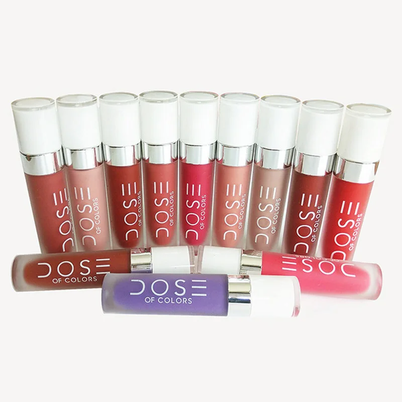 2016 Hot Selling 12 Colors DOSE Makeup Lip Gloss Long Lasting