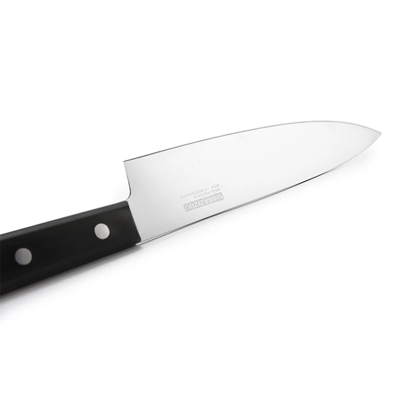 Профессиональный поварской нож 8 дюймов 1,4116 немецкая сталь кухонный нож SHI BA ZI ZUO бренд Pakka Деревянная полная ручка Tang