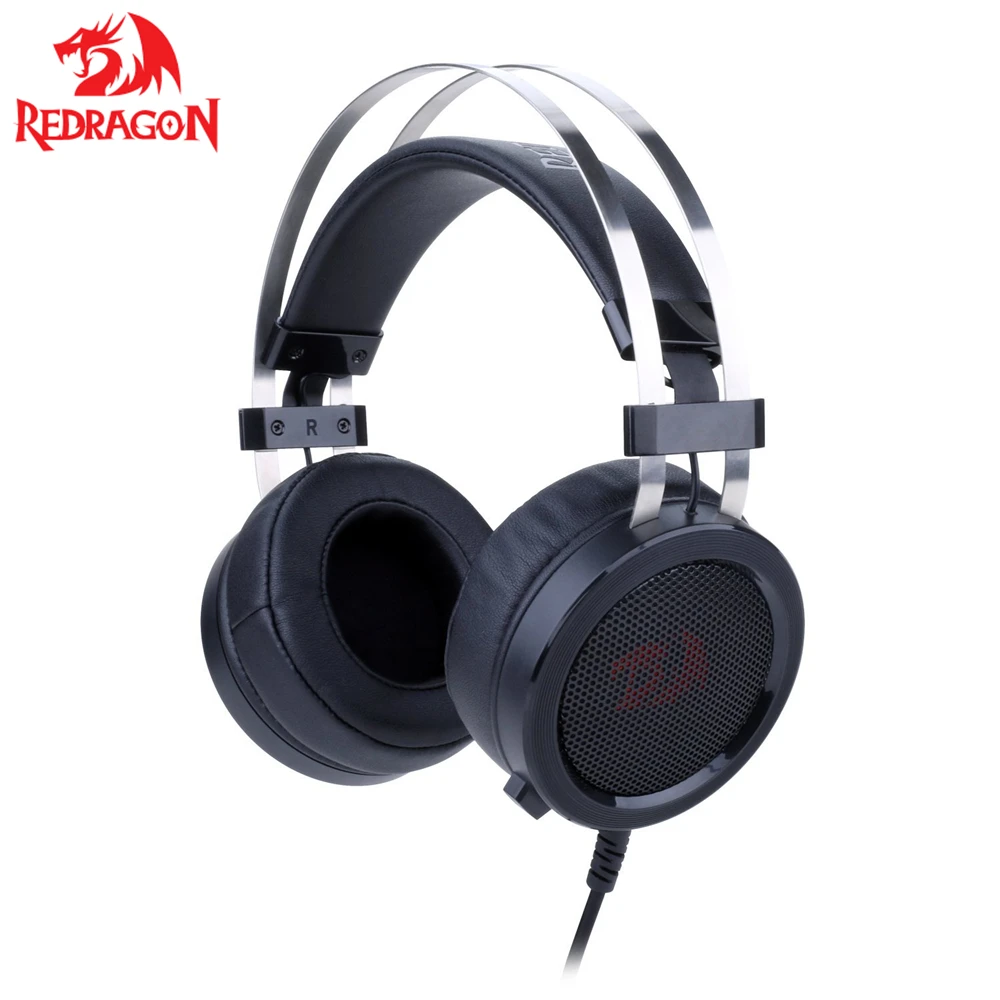 

Redragon H901 Gaming Headset with Microphone PC Gaming Headphones Reduction Works Laptop Tablet PS4 Xbox One
