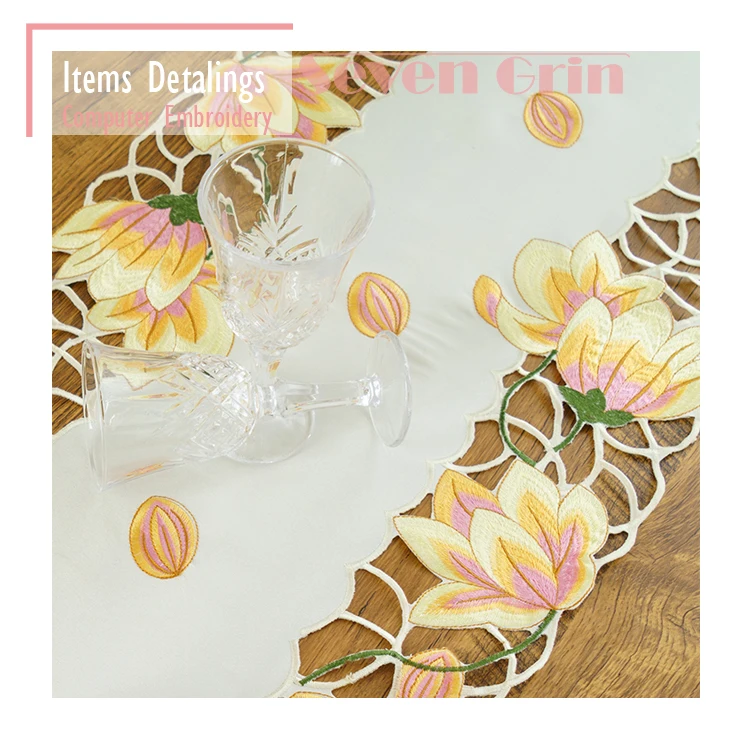 Yellow table runner (3)