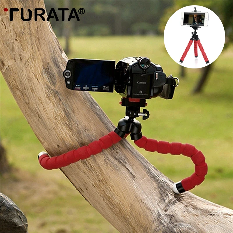 

TURATA Car Phone Holder Flexible Octopus Tripod Bracket Selfie Stand Mount Monopod Styling Accessories For Mobile SmartPhone