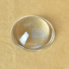 Светодиодный диаметр линз 57 мм оптический асферический выпуклая стеклянная линза плосковыпуклые линзы автомобильная лампа