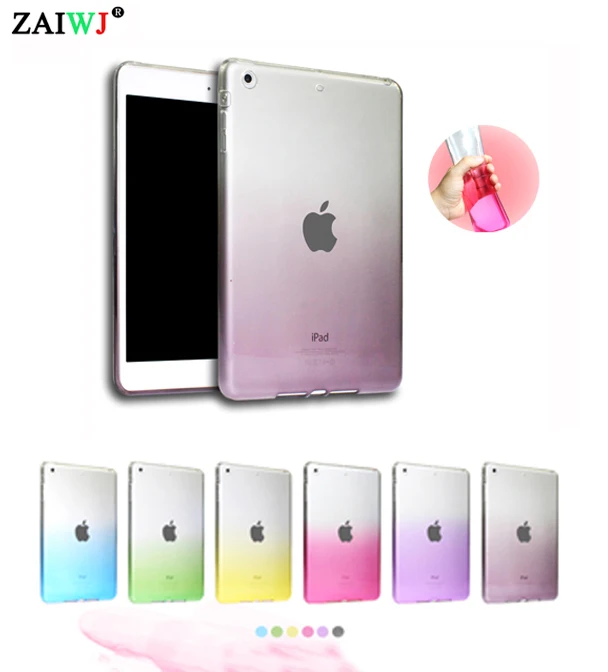 Case for ipad pro 10.5 inch model A1701 A1709 ZAIWJ gradient rainbow