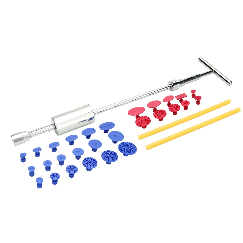 

31pcs Tools High Quality Paintless Dent Repair Tools Dent Puller Dent Tabs Dent lifter slide hammer hand tools