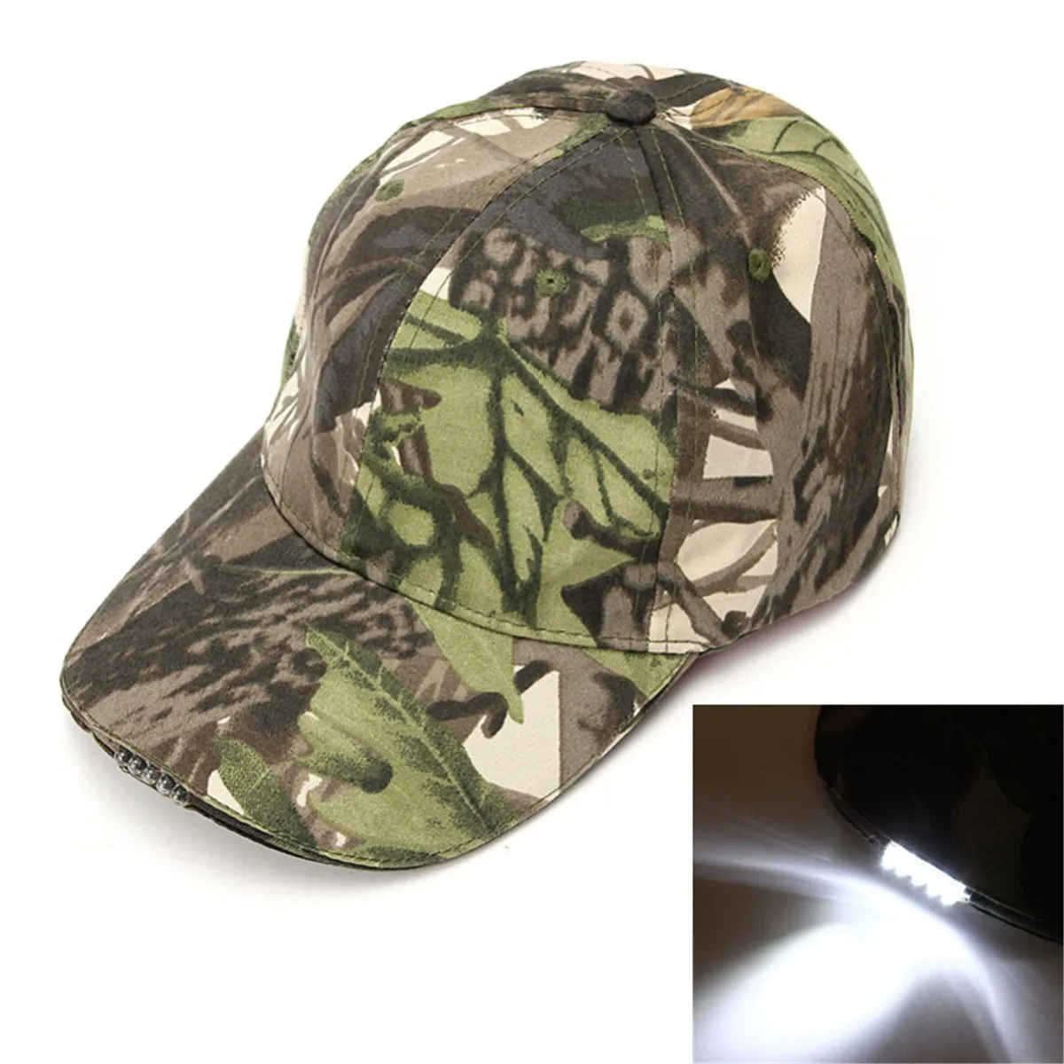 LED Headlamp Baseball Cap Light 5LED Torch Camouflage Hat With LED Head Light Flashlight For Bicycle Night Fishing Running LED Headlamp Baseball Cap Light 5LED Torch Camouflage Hat With LED Head Light Flashlight For Bicycle Night Fishing Running