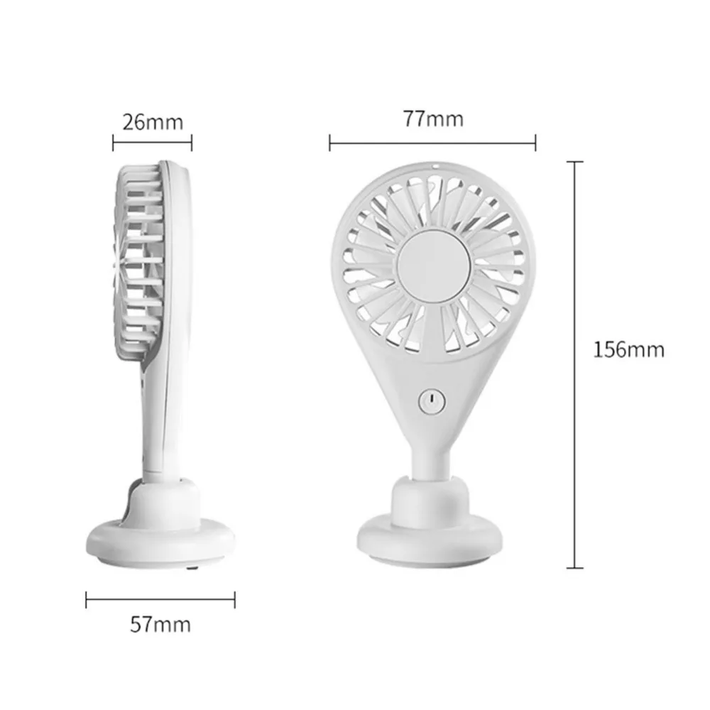 Portable Mini Fan Handheld Ventilador USB Rechargeable Fan 7 Blades Desktop Summer Cooler Air Cooling Fan for Outdoor Travel (1)