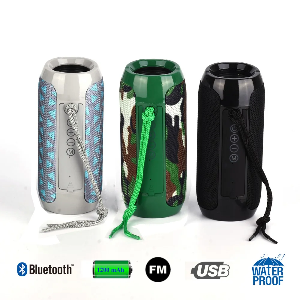 

Hopestar Wireless Bluetooth Speaker column Music Portable boombox Stereo Subwoofer Waterproof FM radio Speaker+Mic USB Sound Box