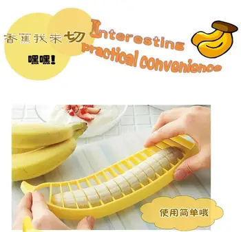 

Wholesale150pcs/lot Banana Slicer Chopper Cutter for Fruit Salad Kitchen Tools