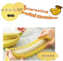 Wholesale150pcs/lot Banana Slicer Chopper Cutter for Fruit Salad Kitchen Tools