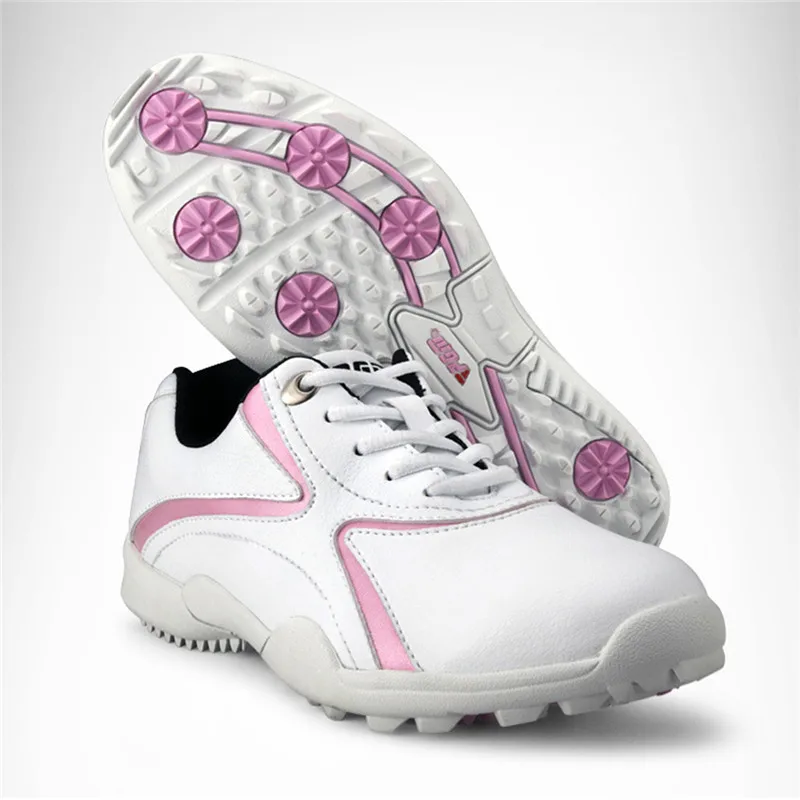 Бренд PGM легкие женские туфли для гольфа для взрослых женские спортивные кроссовки для отдыха женские водонепроницаемые дышащие ботинки для гольфа 2 цвета