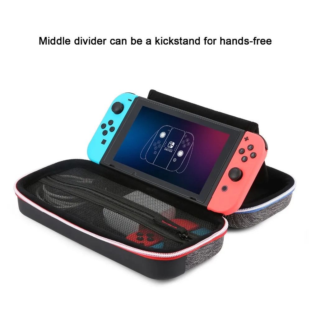 BAGSMART Nintendo Switch Carry Case Protective Hard Shell Cover for Switch Console Pro Portable Switch Accessories Storage Case