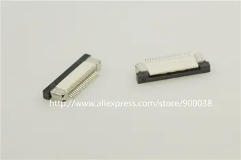 

100pcs FPC connector 0.50 mm 0.020" 20 Pin Bottom Contact Right angle SMD ZIF Slide Lock Surface Mount