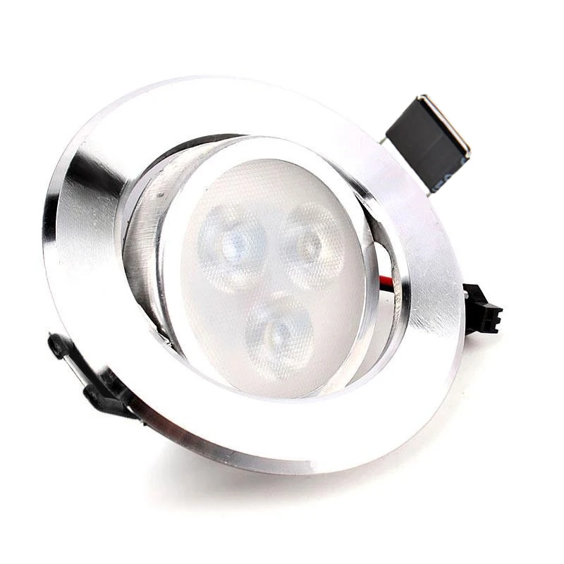 Новый дизайн интерьера 3W 3 LED SMD встраиваемые потолочные светильники точечная