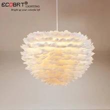 Modern Pendant Light Romantic Feather Hanging Lamp Lamparas E27 led pendant lights for restaurant bedroom living room110-240V modern pendant light romantic feather hanging lamp lamparas e27 led pendant lights for restaurant bedroom living room110 240v